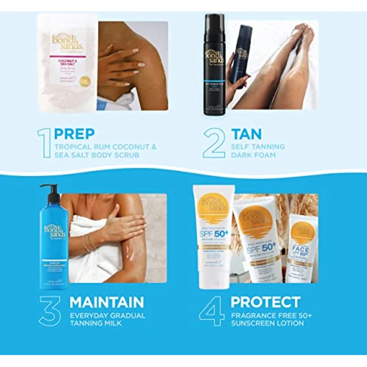 Bondi Sands Tropical Rum Body Moisturizer, 500 ml, feuchtigkeitsspendende Bodylotion mit Vitamin E und Jojoba, veganfreundlich und tierversuchsfrei – Bild 5