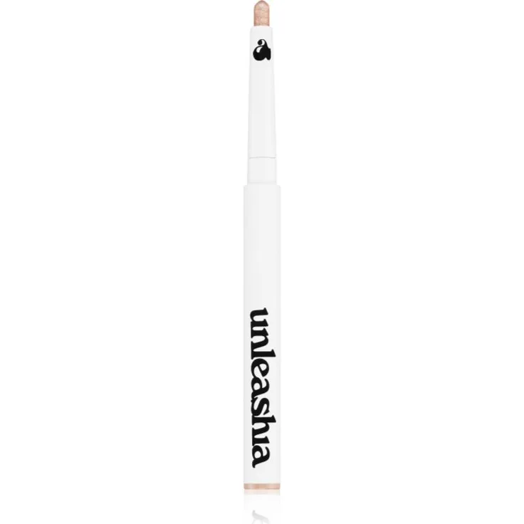 Unleashia Pretty Easy Glitter Stick, cremiger Highlighter mit holografischem Effekt, Farbton No.7 Sheer Skin, 0.7 g