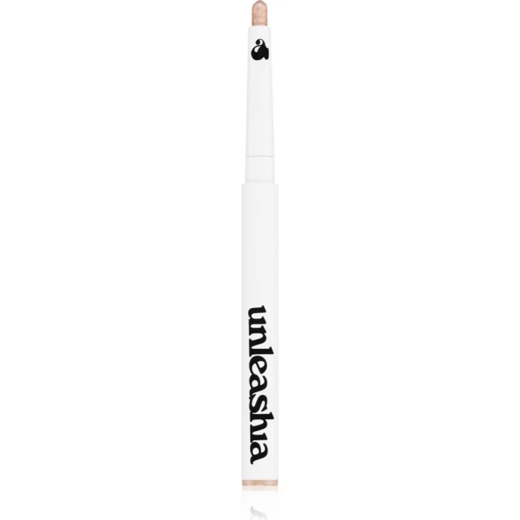 Unleashia Pretty Easy Glitter Stick, cremiger Highlighter mit holografischem Effekt, Farbton No.7 Sheer Skin, 0.7 g