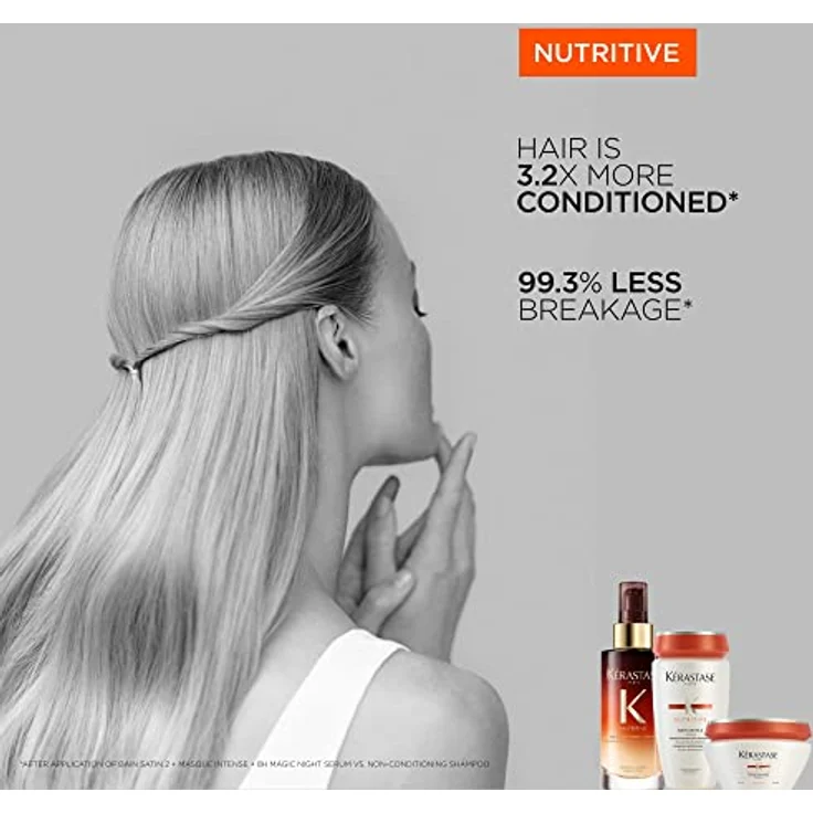Kérastase Nutritive Bain Satin 1 Shampoo für Trockenes Haar Feuchtigkeitsspendend 250 ml – Bild 3