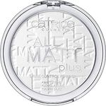 Catrice All Matt Plus Shine Control Powder, Puder, Nr. 001 Universal, weiss, für Mischhaut, fixierend, langanhaltend, mattierend, matt, transluzent, vegan, Nanopartikel frei (10g)