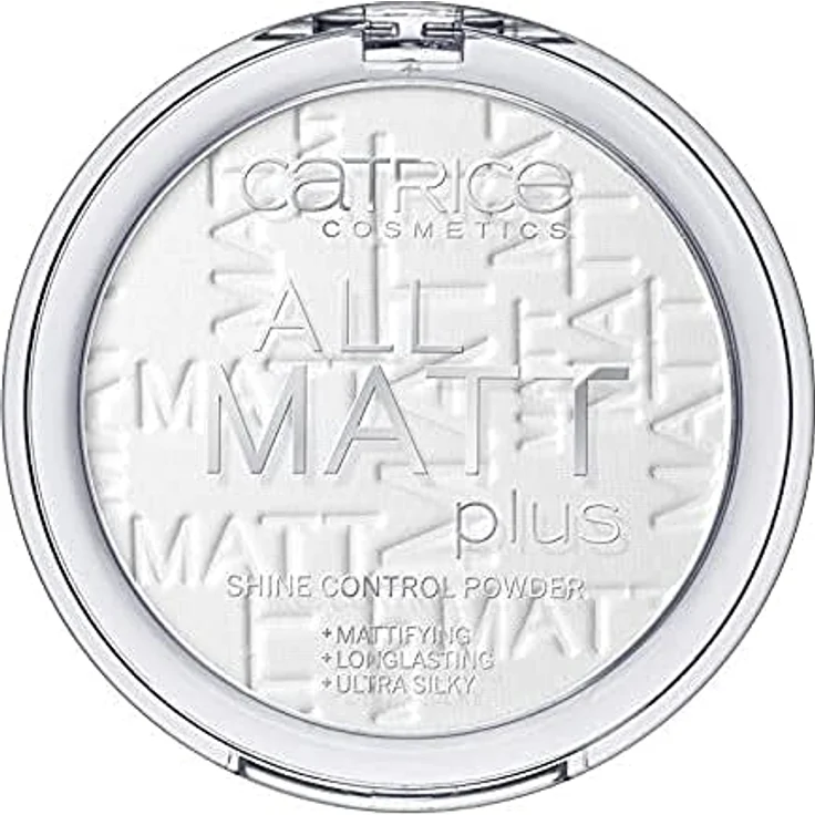 Catrice All Matt Plus Shine Control Powder, Puder, Nr. 001 Universal, weiss, für Mischhaut, fixierend, langanhaltend, mattierend, matt, transluzent, vegan, Nanopartikel frei (10g) – Bild 1