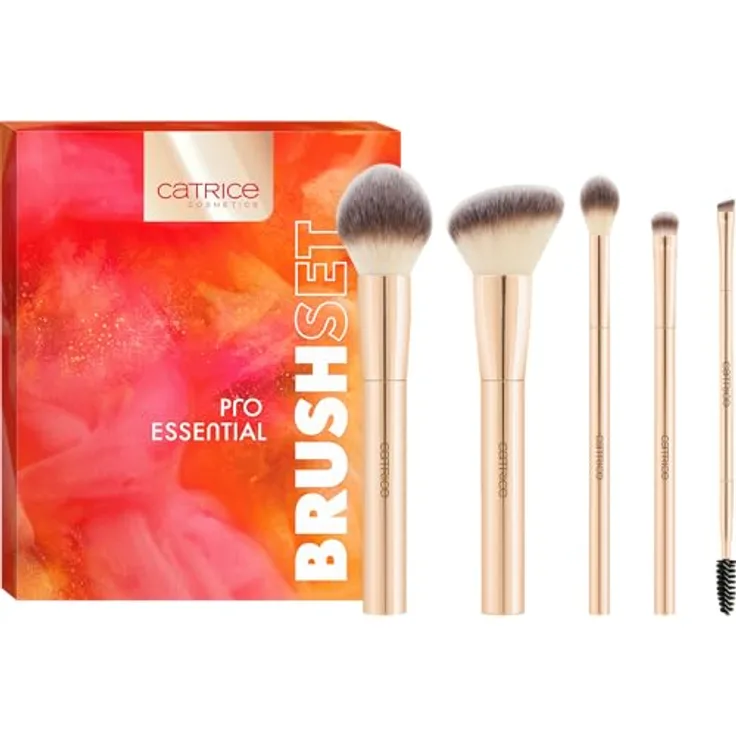 Catrice Pro Essential Brush Set, Mehrfarbig, sofortiges Ergebnis, vegan, Nanopartikel frei, 1er Pack (5pcs)