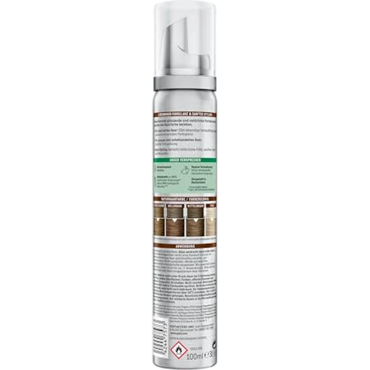 Guhl Schaum-Tönungsfestiger - Farbe 40 Mittelbraun - Sanfter Halt, Volumen und Farbglanz - Haarfärbemittel 100ml – Bild 2