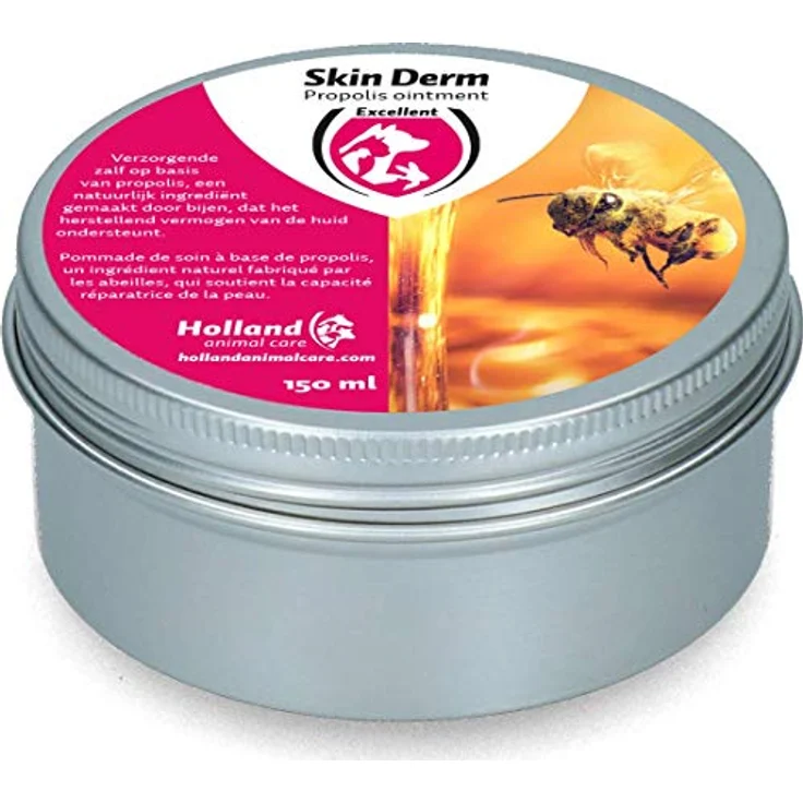 Excellent Skin Derm Propolis Salbe, 150 ml Pflegecreme zur Hautberuhigung bei Insektenstichen, Deutsch und Englisch – Bild 1