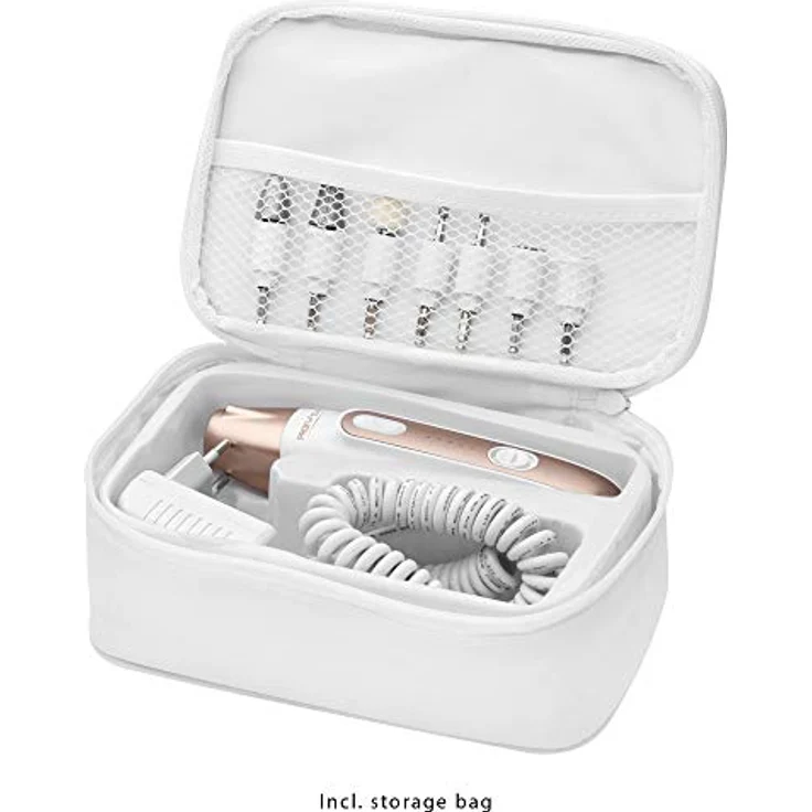 ProfiCare PC-MPS 3004 Elektrisches Maniküre-/Pediküre-Set mit 7 Nagelpflegeaufsätzen, 5-Stufenschaltung, LED-Licht, praktische Aufbewahrungstasche – Bild 4