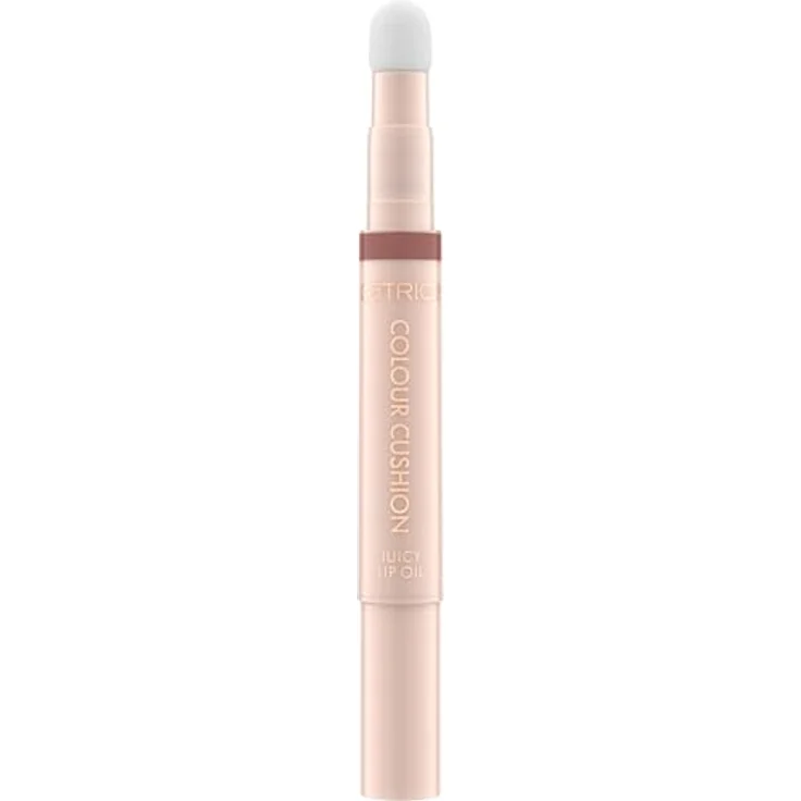 Catrice Colour Cushion Juicy Lip Oil Nr. 050, Nude, pflegender Lipgloss mit glänzendem Finish, vegan, 1.8ml – Bild 1