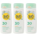 SUNDANCE Sonnenschutz Sonnenbalsam Sonnenmilch sensitiv für empfindliche Haut, LSF 30 HOCH, 3er-Pack (3 x 200 ml), 600 ml