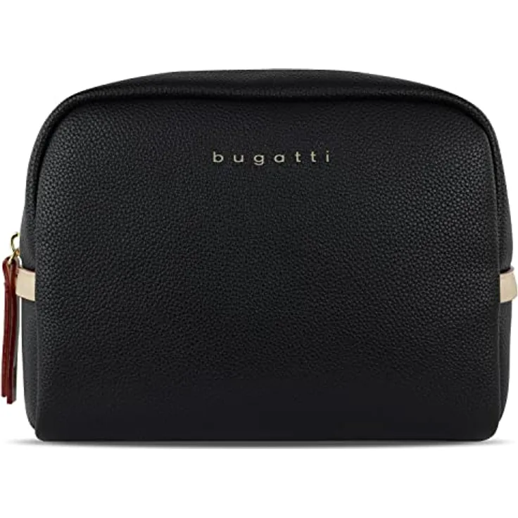 bugatti Ella Kulturbeutel, Kosmetiktasche, Toiletry Bag, Waschtasche, Waschbeutel, Toilettentasche in schwarz