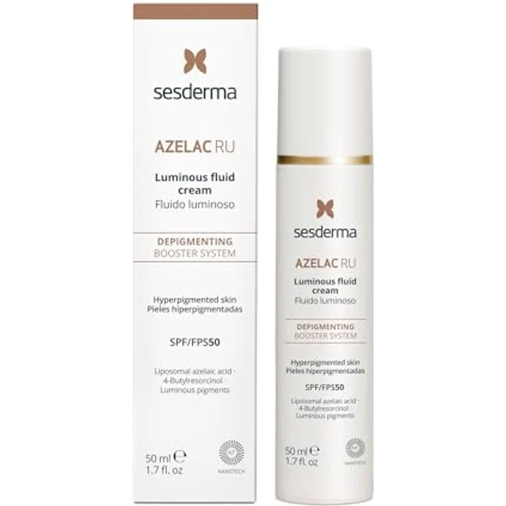 Sesderma AZELAC RU fluido luminoso SPF50 50 ml mit pflegender Wirkung für alle Hauttypen – Bild 2
