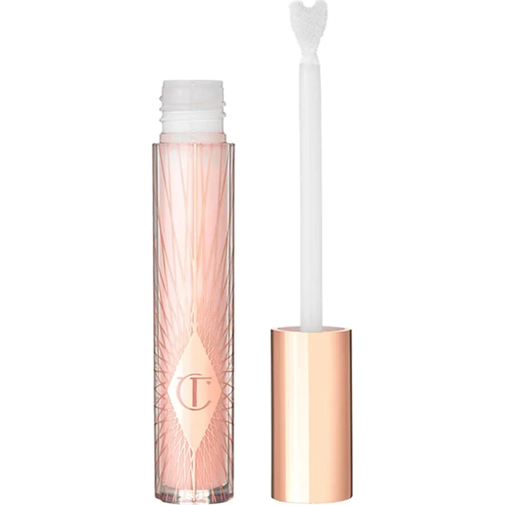 Charlotte Tilbury Collagen Lip Bath, Lipgloss & Pflege mit Meereskollagen, Rose Refresh, 7,9 ml