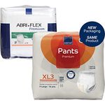Abena Pants Premium Inkontinenz-Hose, Inkontinenz-Hose für Damen und Herren, diskret, schützend, atmungsaktiv, bequem – XL 3, 130-170 cm Taille, 2600 ml Saugfähigkeit, 16 Stück