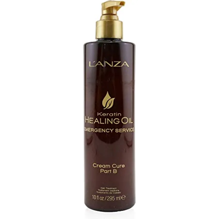 L’ANZA Keratin Oil Emerg.Cream Cure Part B 295ml, Haarkur mit Keratinöl