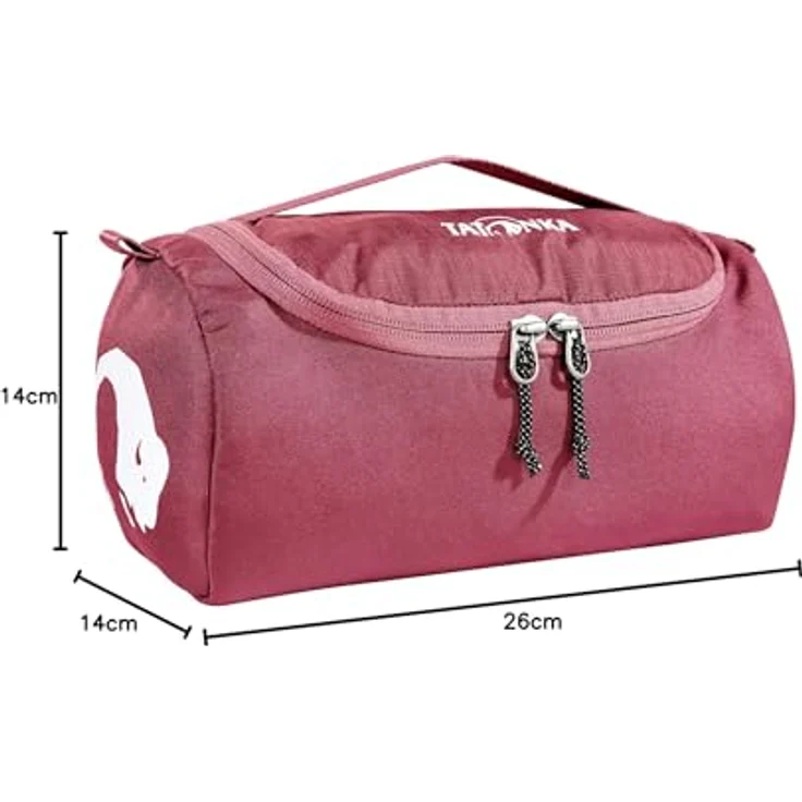 Tatonka Care Barrel Kulturbeutel, bordeaux red, 26 x 14 x 14 cm – Bild 10