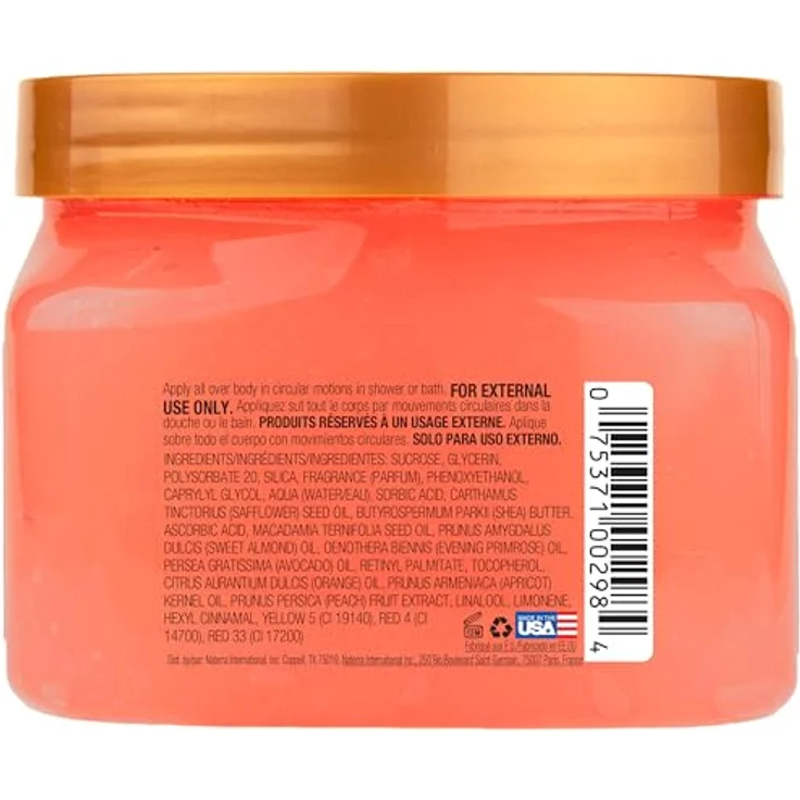 Tree Hut Peach Sorbet Shea Sugar Scrub, 450 ml, ultra-hydrating and peelating scrub for nourishing essential body care – Bild 4
