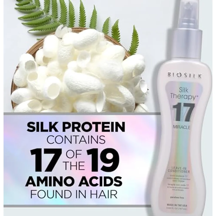 BioSilk Conditioner Spray Silk Therapy 17 Miracle Leave-in Conditioner 167 ml – Bild 5