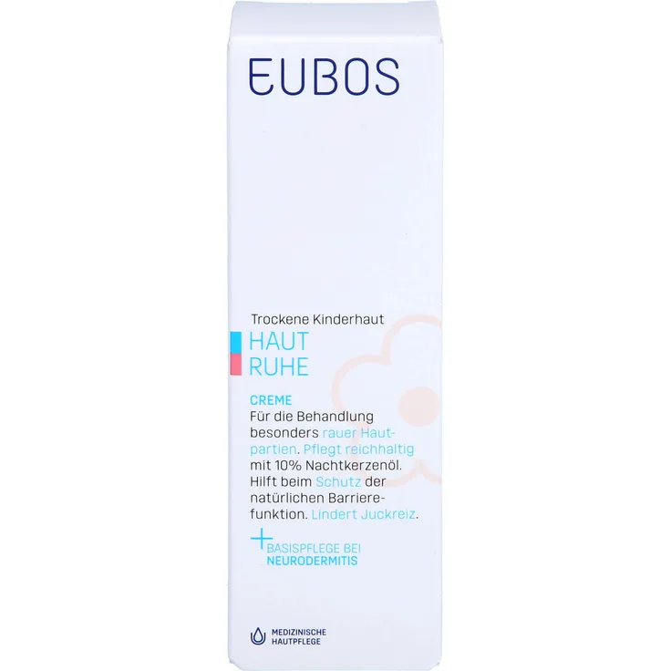 EUBOS Kinder Hautruhe Creme, 50 ml, medizinische Hautpflege für empfindliche Kinderhaut