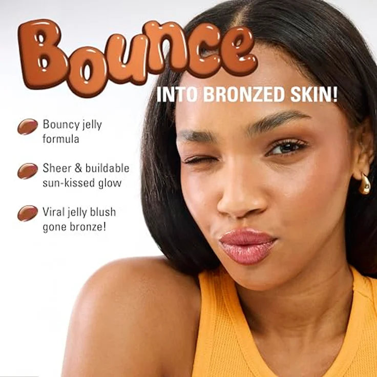Revolution Beauty London Jelly Bronzer Tint, Bronzing-Makeup für sonnengeküsste Wangen, vegan & tierversuchsfrei, Dark Cocoa, 8 g – Bild 2