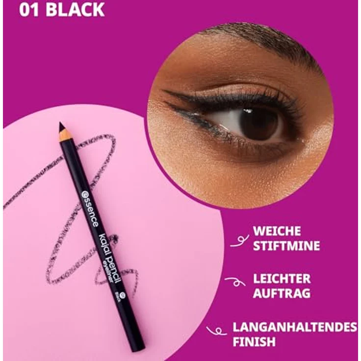 Essence Kajal Pencil Schwarz 1 g – Bild 5