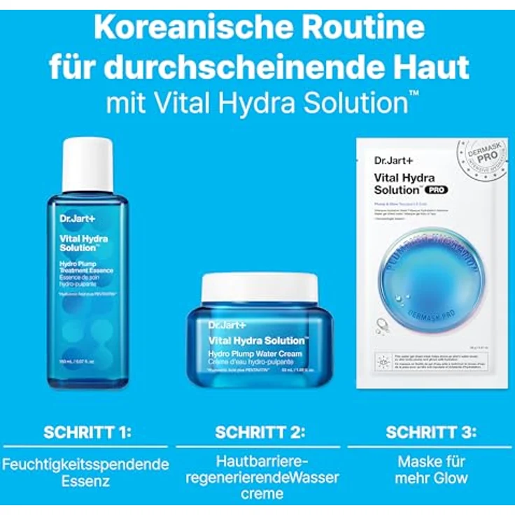 Dr. Jart+ Vital Hydra Solution™ Hydro Plump Overnight Mask, feuchtigkeitsspendende Maske mit Hyaluronsäure, 75 ml – Bild 6