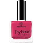 alessandro HYBRID Lack Cherry Cherry Lady - kräftiges Himbeerrot - In nur 3 Schritten - perfekte Nägel ohne LED -bis zu 10 Tagen halt! 8 ml