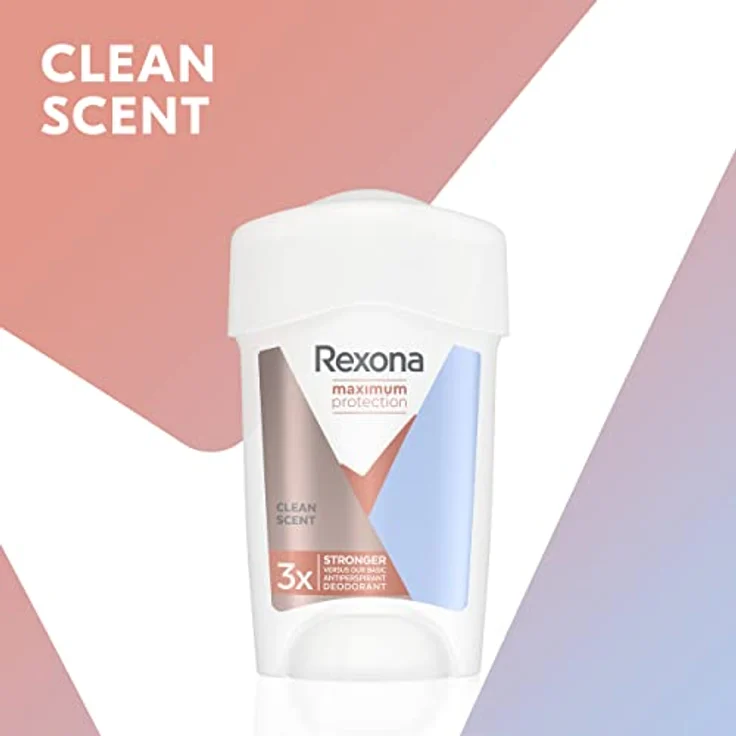 Rexona Maximum Protection Anti Transpirant Deo Creme Clean Scent, 96 Stunden Schutz gegen starkes Schwitzen, 45 ml – Bild 5