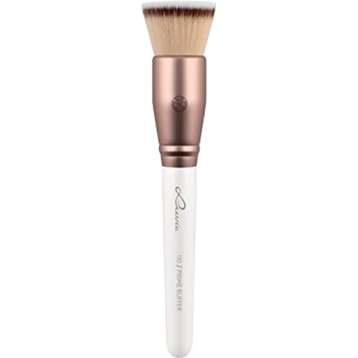 Luvia Cosmetics Pinsel Luvia, Prime Buffer, Foundation Schminkpinsel Für Leichtes & Ebenmäßiges Verblenden, Veganer Kosmetikpinsel – Bild 1