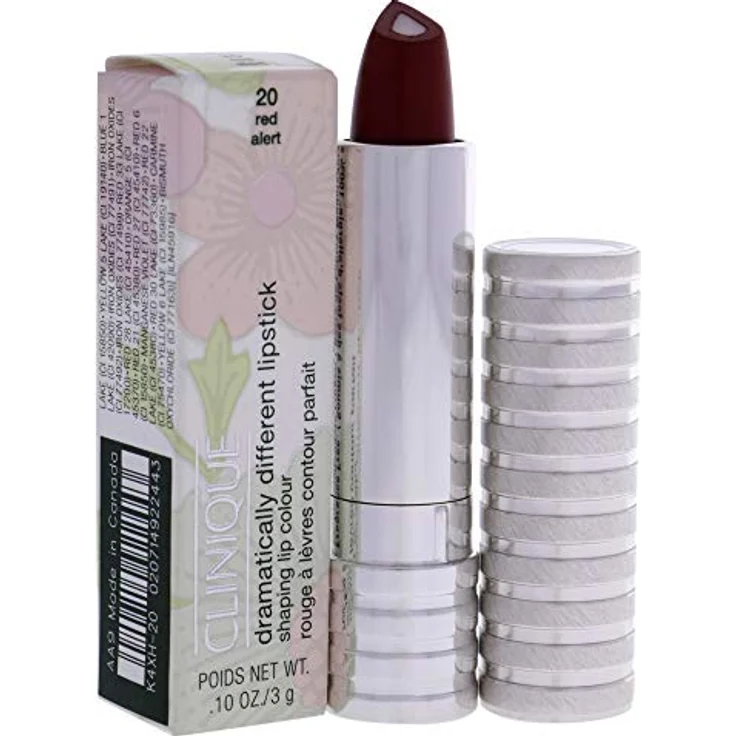 Clinique Dramatically Different Lipstick Red Alert, Farbton: Rot, mit einem glänzenden Finish, Inhalt: 3 g – Bild 3