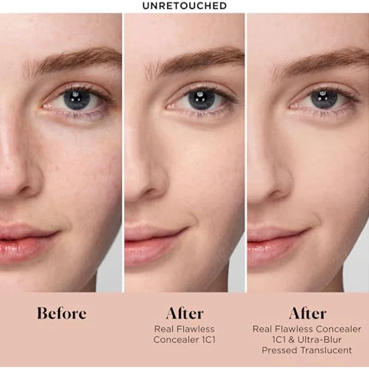 Laura Mercier Translucent Pressed Ultra-Blur Setting Powder, talkfreier Puder mit 16 Stunden Glanzkontrolle, 6,5 g TRANSLUCENT – Bild 2