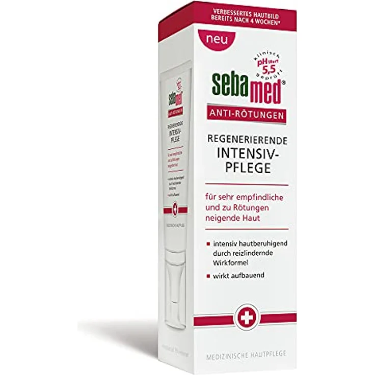 Sebamed Anti-Rötungen Regenerierende Intenvispflege, bei Rosacea, mindert Rötungen im Gesicht, als Rosacea Gesichtspflege geeignet, Rosacea Gel für die Pflege von geröteter Haut, 50 ml – Bild 2