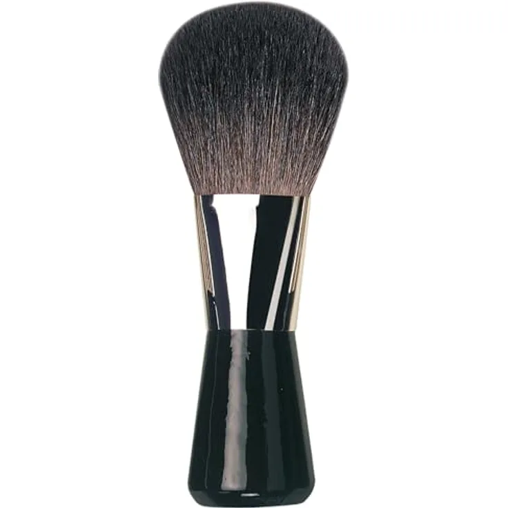 Da Vinci Puderpinsel Standpuderpinsel, ovaler Pinsel mit extrabraunen Ziegenhaaren für lose Puder, 16 cm