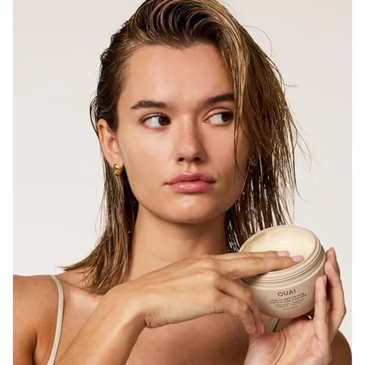 OUAI Treatment-Haarmaske für feines bis mittelstarkes Haar – repariert, hydratisiert & verleiht Glanz – mit Sheabutter, Keratin & Panthenol – 100ml, paraben-, phthalat- & sulfatfrei – Bild 5
