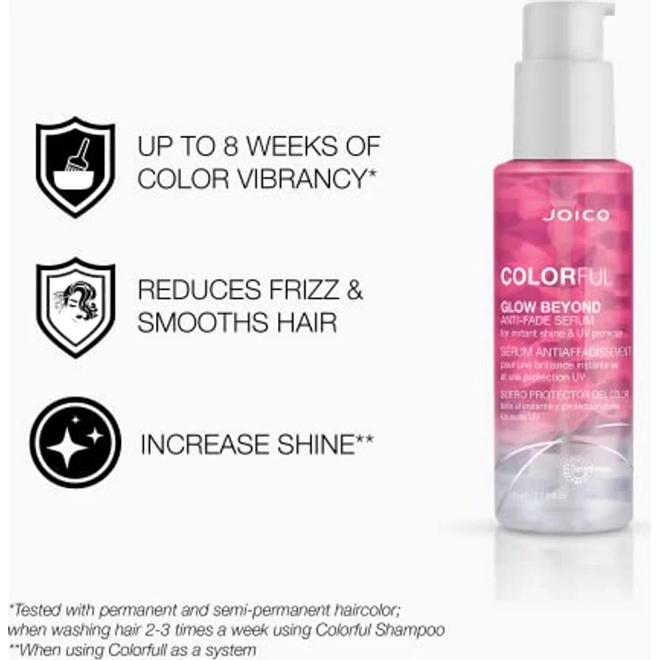Joico Colourful Glow Beyond Anti- Fade Serum 63ml - Anti-Fade-Farbserum – Bild 2