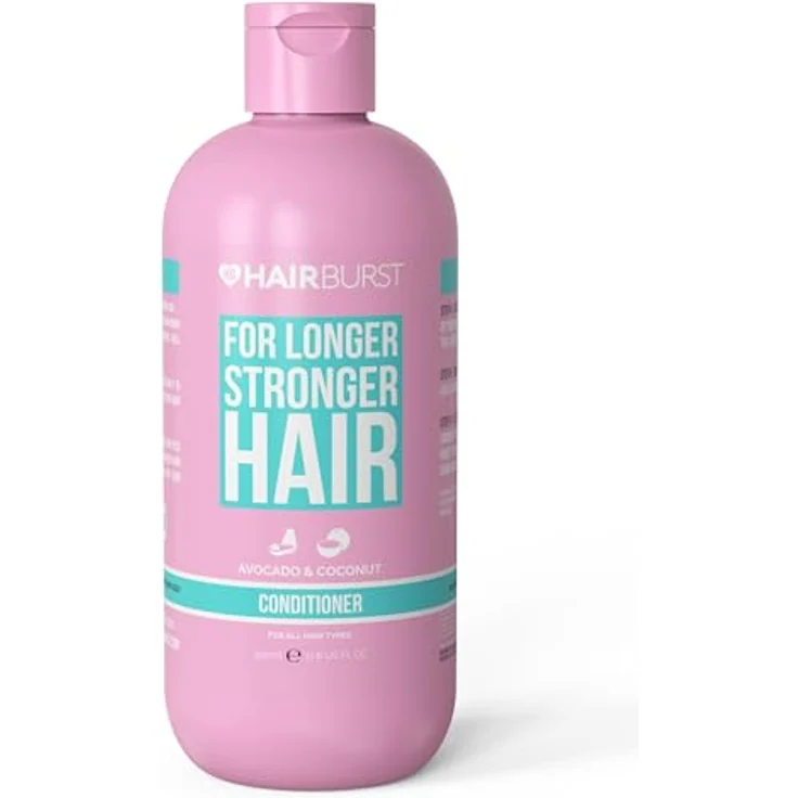 Hairburst Conditioner for Longer Stronger Hair, 350 ml, SLS- und parabenfrei, vegan, mit Avocado- und Kokosnussduft – Bild 1
