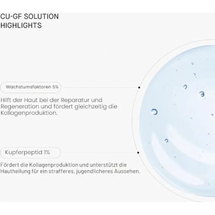 Transparent Lab Cu-GF-Lösung, Anti-Aging-Serum mit 1% Kupferpeptiden und 5% Wachstumsfaktoren, 30 ml – Bild 5
