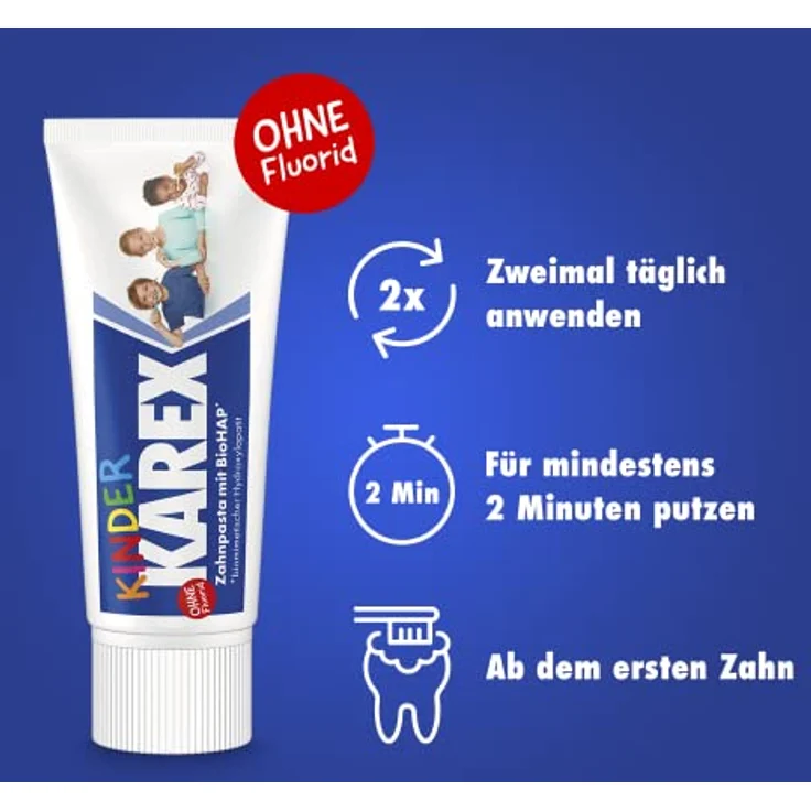 Dr. Kurt Wolff Karex Kinder Zahnpasta 50 ml – Bild 4