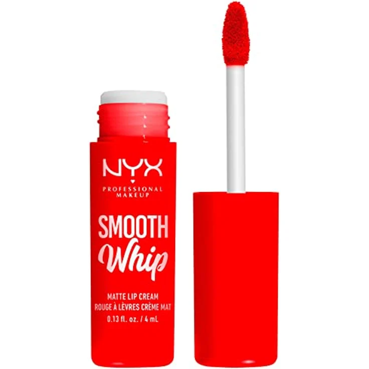 NYX Professional Makeup Smooth Whip Matte Lip Cream, Lippenstift mit hoher Pigmentierung, 4 ml, Farbe ICING – Bild 3