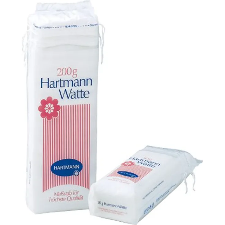 Hartmann Verbandwatte zickzack, 200 g für vielseitige Anwendungen im häuslichen Bereich