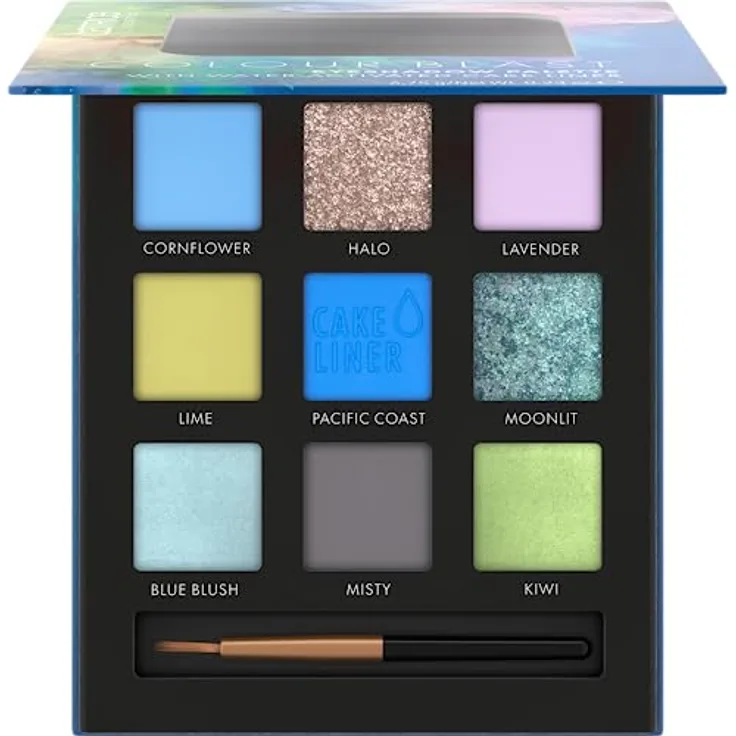 Catrice Colour Blast Eyeshadow Palette, Lidschatten, Nr. 020, Mehrfarbig, 9 Farben, langanhaltend, Expressergebnis, vegan, ohne Mikroplastikpartikel, Nanopartikel frei, ohne Parfüm, 1er Pack (6.75g)