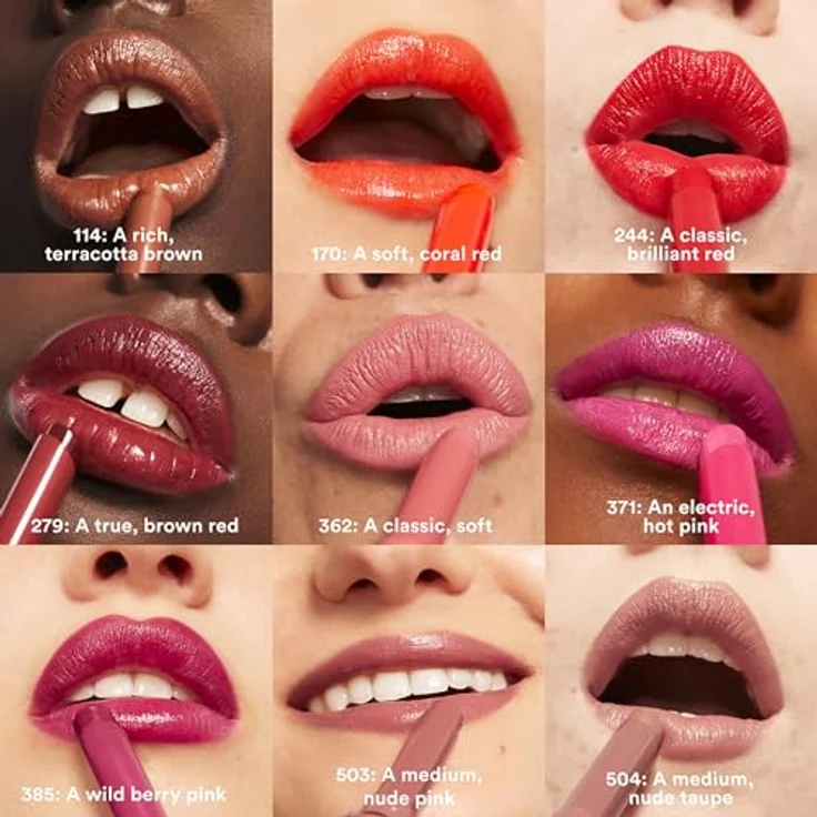 3INA The Color Lip Glow Lippenstift, 1,6 g - Nr. 503 Nude Pink, farbintensiver Pflegebalsam mit glänzendem Finish – Bild 4