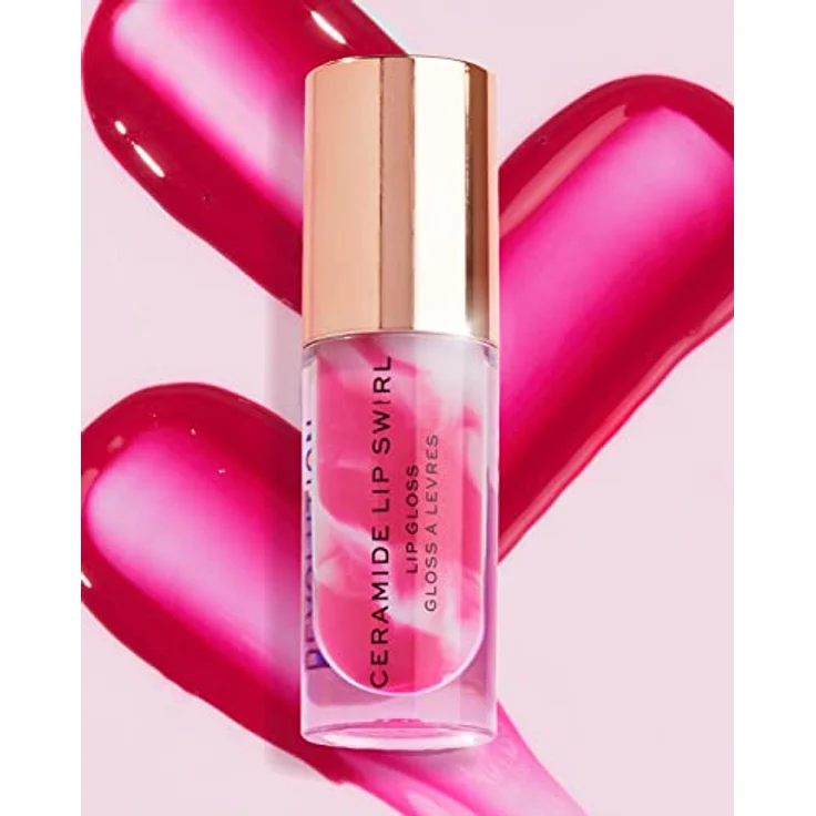 Makeup Revolution, Lip Swirl Ceramide Gloss, Lipgloss, Beeren-Pink, 4.5ml – Bild 2