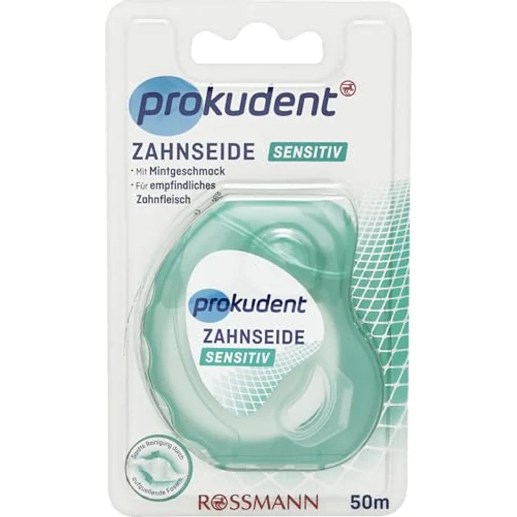 Prokudent Zahnseide sensitiv, mit Mintgeschmack, 50m – Bild 2