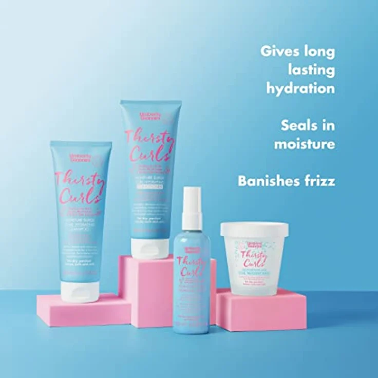 Umberto Giannini Thirsty Curls Curl Hydrating Conditioner, silikonfreies 250ml Feuchtigkeitsbalsam für trockene Locken, vegan und tierversuchsfrei – Bild 5