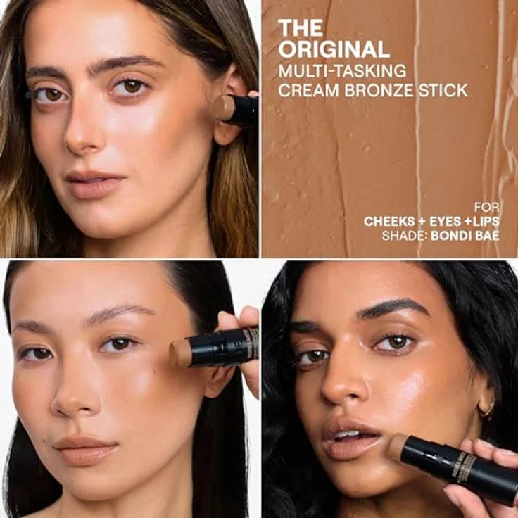 NUDESTIX Nudies Bronze Matte Bronzer Stick Terracotta Tan, Cremiger Bronzer & Contour Stick mit natürlichem matte Finish, langanhaltend, vegan – für Gesicht, Augen & Lippen, 7g – Bild 2