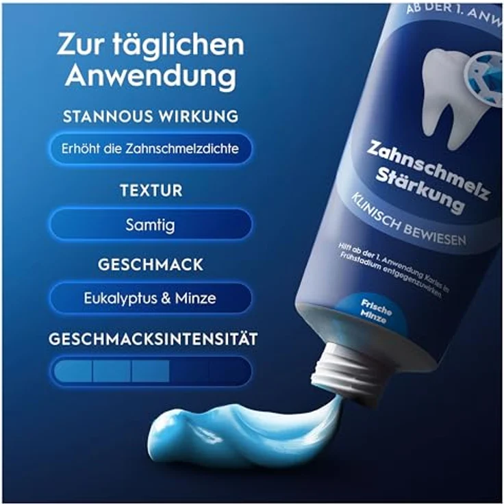 Oral-B Professional Zahnschmelz Stärkung Zahnpasta, 3x75ml, Anti-Karies und Mikroversiegelungs-Schutz mit Naturminze Geschmack, Made in Germany – Bild 5