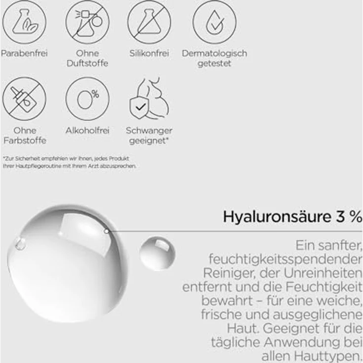 REVOX B77 Just Hyaluronic Acid, Gesichtsserum mit 3% Hyaluronsäure, 250 ml – Bild 4