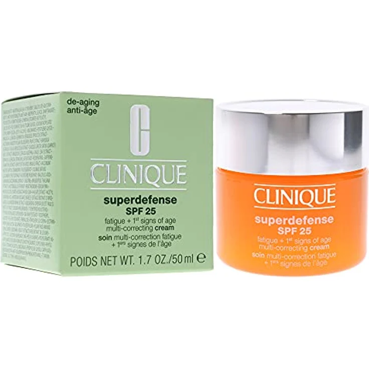 Clinique Superdefense SPF 25 Fatigue 1St Signs Of Age Multi-Correcting Cream Ht 3, 4 50 ml – Bild 3