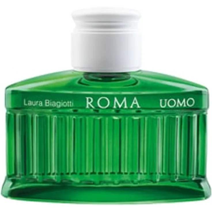 Laura Biagiotti Roma Uomo Green Swing, Eau de Toilette mit holzig-floralem Duft, 75 ml