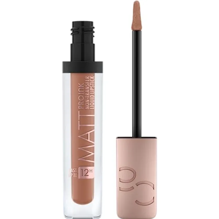 Catrice Matt Pro Ink Non-Transfer Liquid Lipstick, Nr. 160, Braun, langanhaltend, mattierend, schnelltrocknend, vegan, ohne Parabene, ohne Mikroplastikpartikel, Nanopartikel frei, 1er Pack (5ml)
