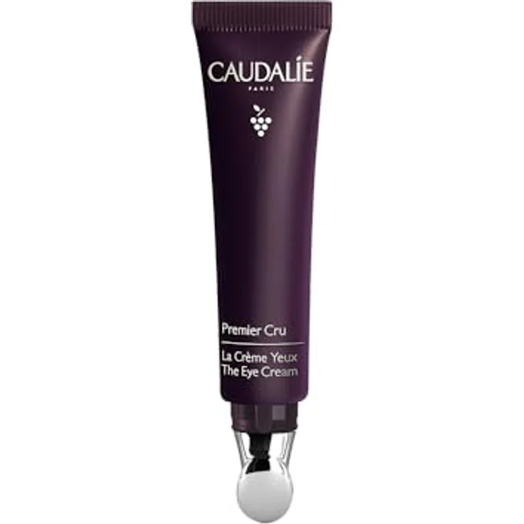 Caudalie Premier Cru Augencreme, 15 ml - Hochwertige Augenpflege mit Massage-Applikator, Dunkelviolett – Bild 2